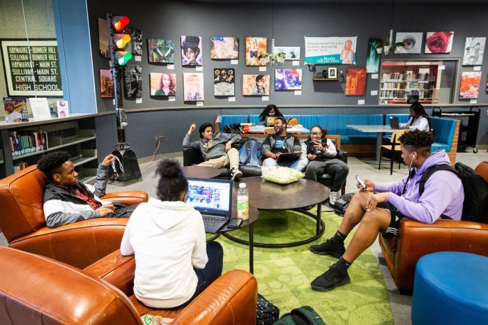 Boston Public Library Copley Branch Teen Central