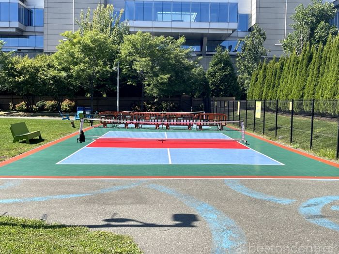 lawn on D boston pickeball courts