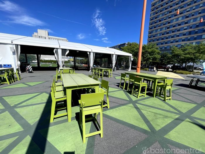 lawn on D Boston Outdoor seating