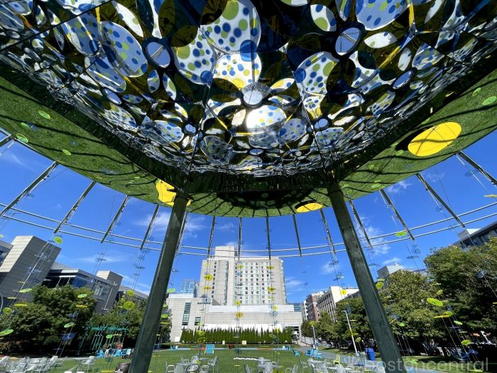 lawn on D art installation kaleidoscope