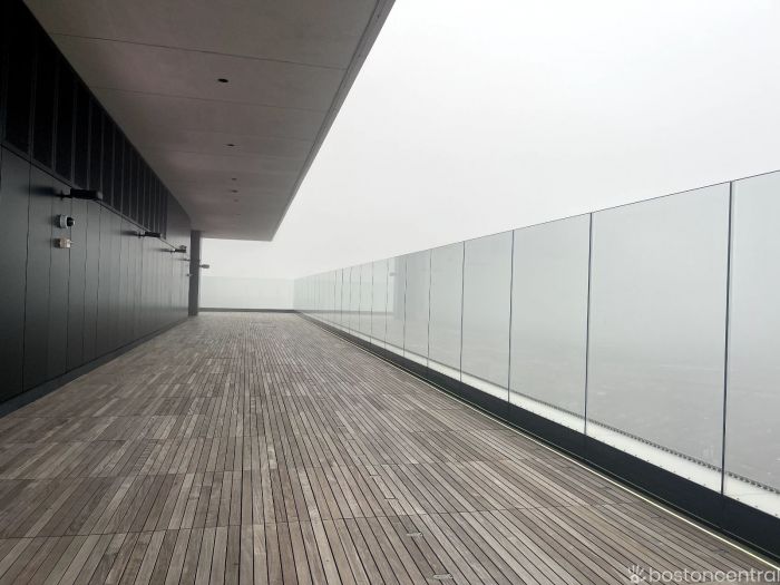 View Boston Prudential Center Views Rooftop Cloudy