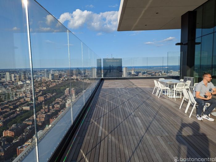 View Boston Prudential Center Views Rooftop