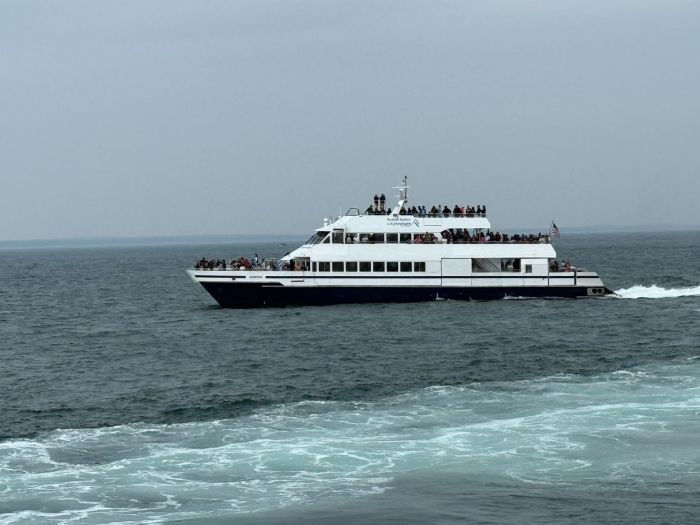 Bosto Whale Watch | Boston Harbor Cruise | View of Another Ferry